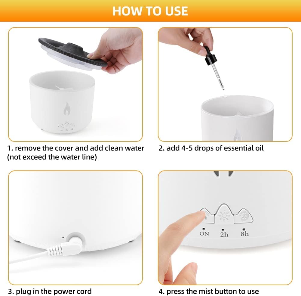Volcano Flame Aroma Diffuser