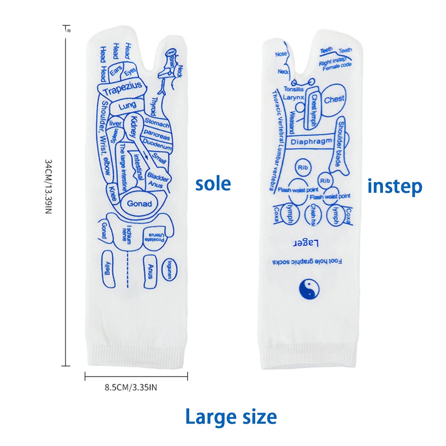 Foot Massage Socks Reflexology Foot Point Tool