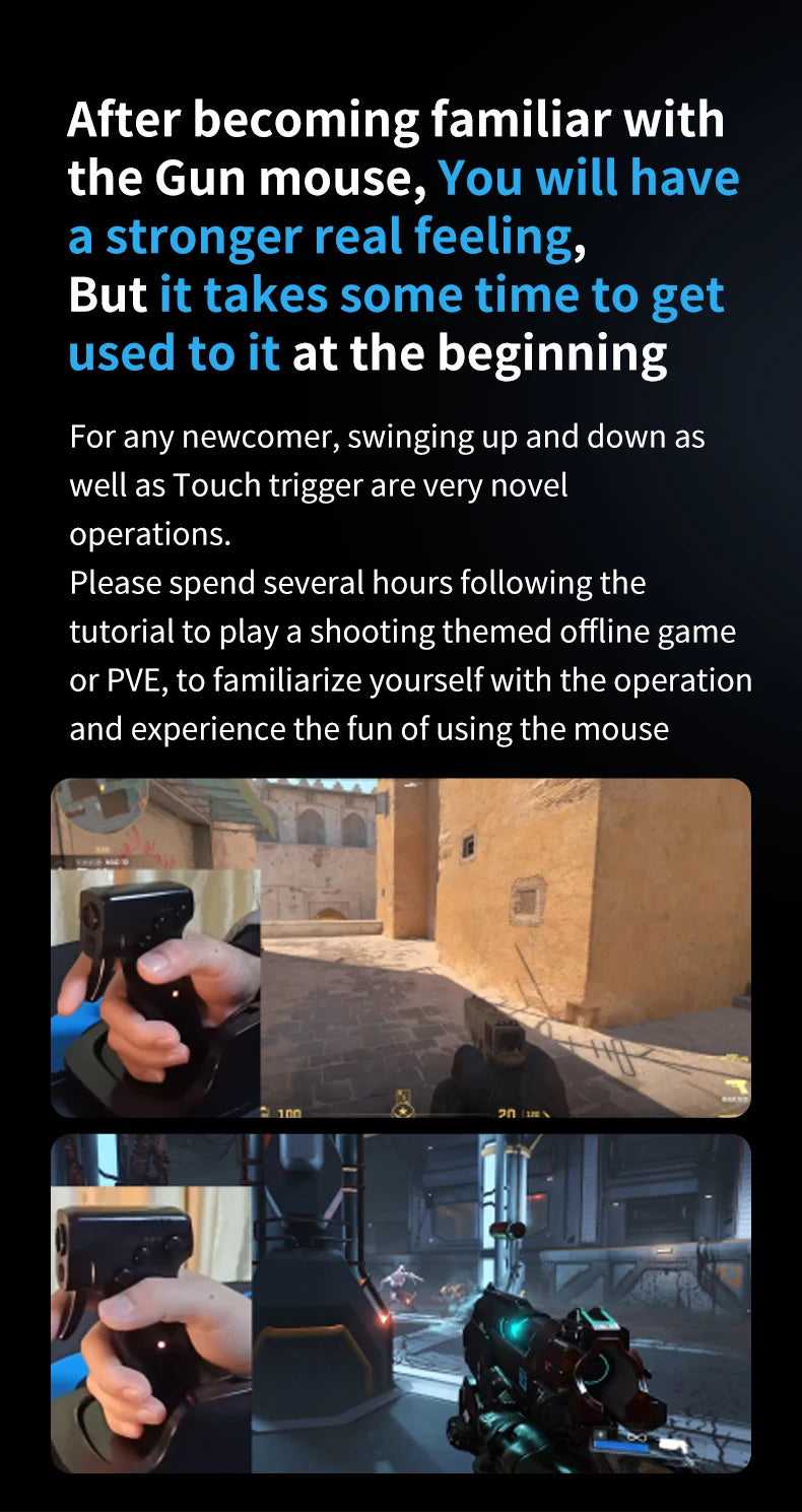 Trigger Shot Pro - The Gun Style Gaming Mouse