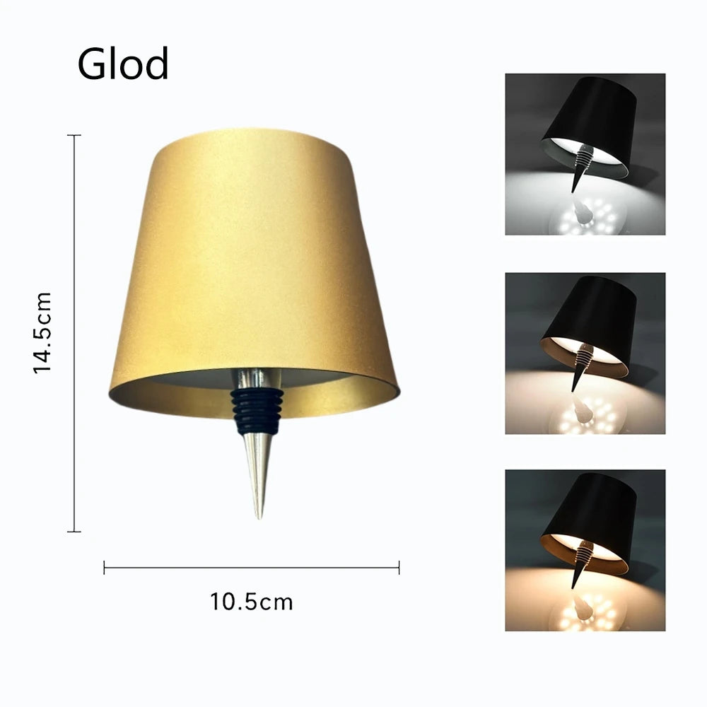 Aura Bottle Touch Lamp