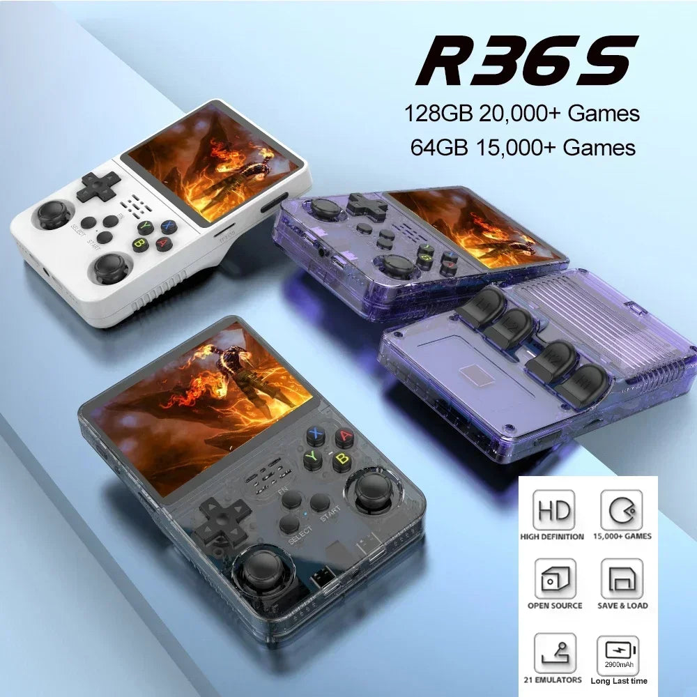 NEW Retro Pocket R36S Game Console