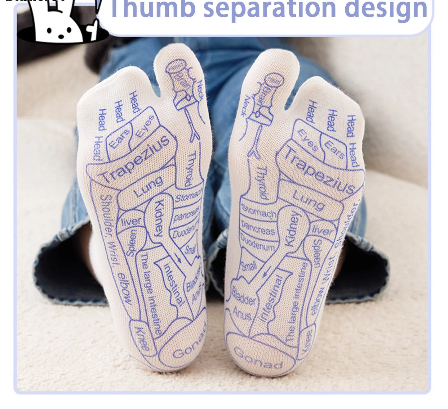 Foot Massage Socks Reflexology Foot Point Tool