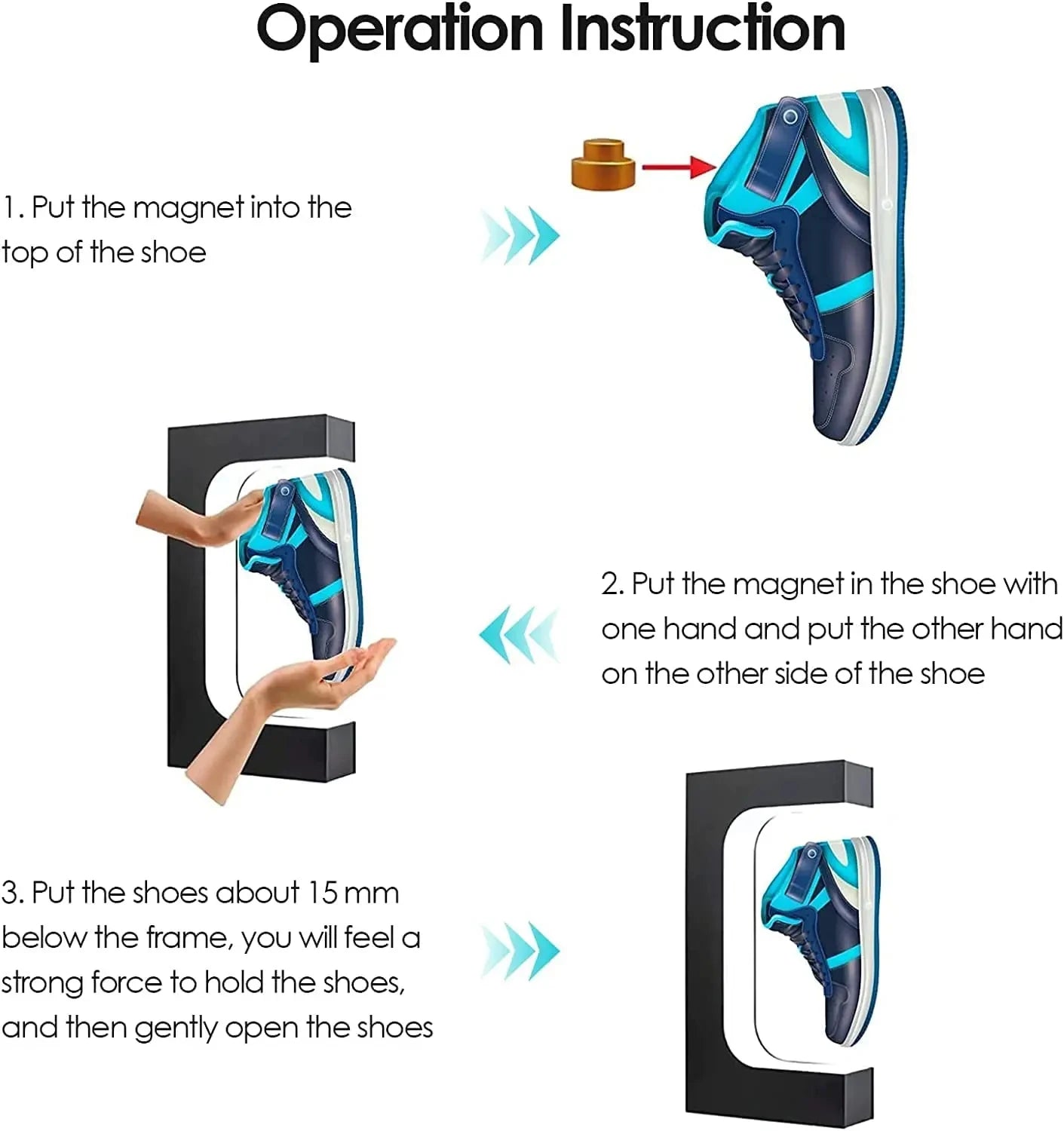 Float Kick 360° Rotating Display Stand