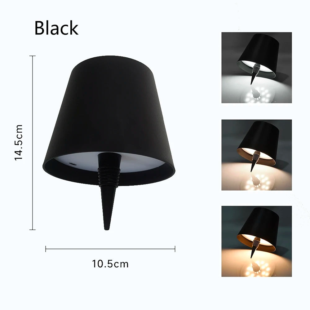 Aura Bottle Touch Lamp