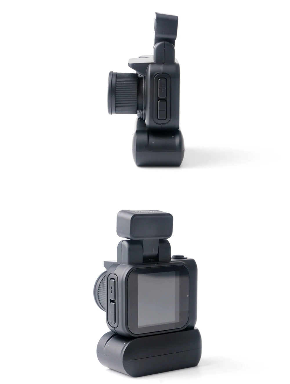 Mini Retro Cam With Flash Lamp And Battery Dock Portable