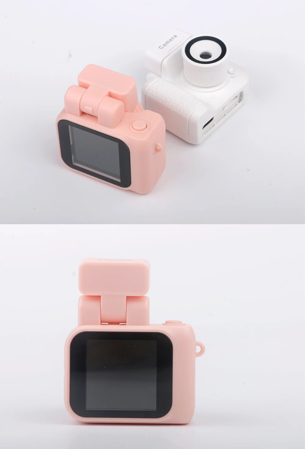 Mini Retro Cam With Flash Lamp And Battery Dock Portable